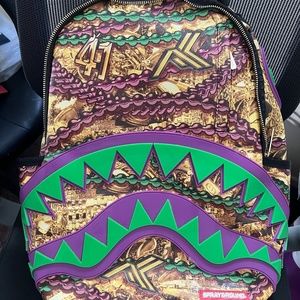 2019 SPRAYGROUND X ALVIN KAMARA MARDI GRAS BAG